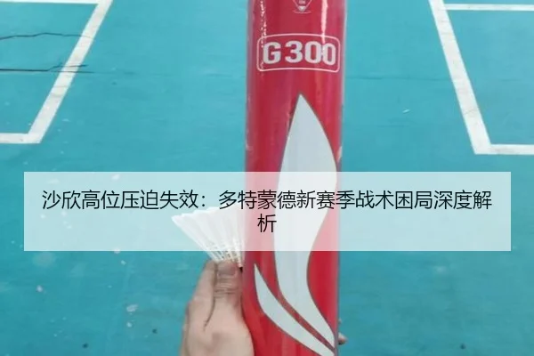 沙欣高位压迫失效：多特蒙德新赛季战术困局深度解析