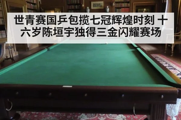 世青赛国乒包揽七冠辉煌时刻 十六岁陈垣宇独得三金闪耀赛场